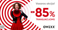 2024-06-18 „Iki -85% NUOLAIDOS!“REKLAMAI LAUKO EKRANUOSE LIETUVOJE IR LATVIJOJE!