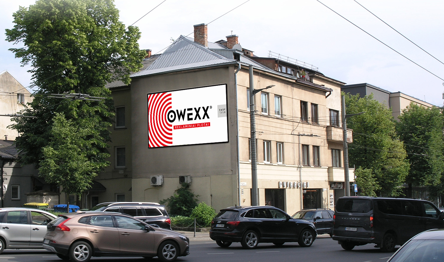 Lauko ekranas „Vytauto pr.“, Kaunas