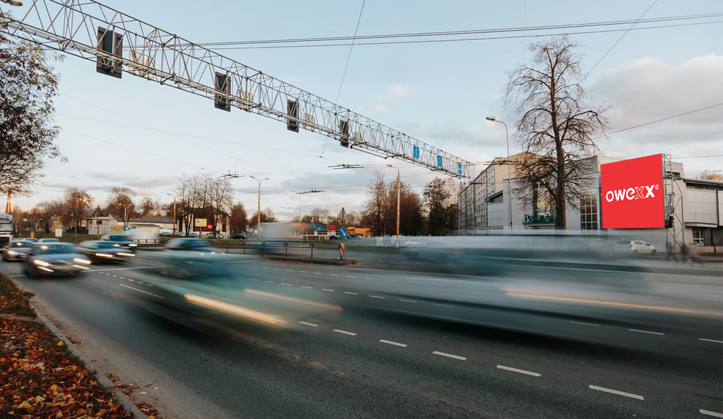 LED lauko ekranas Rygoje