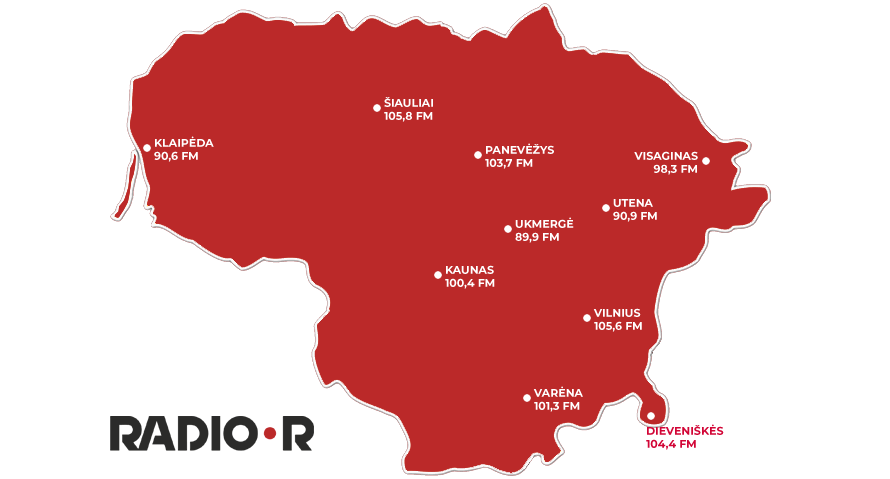 „RADIO R“ dažniai