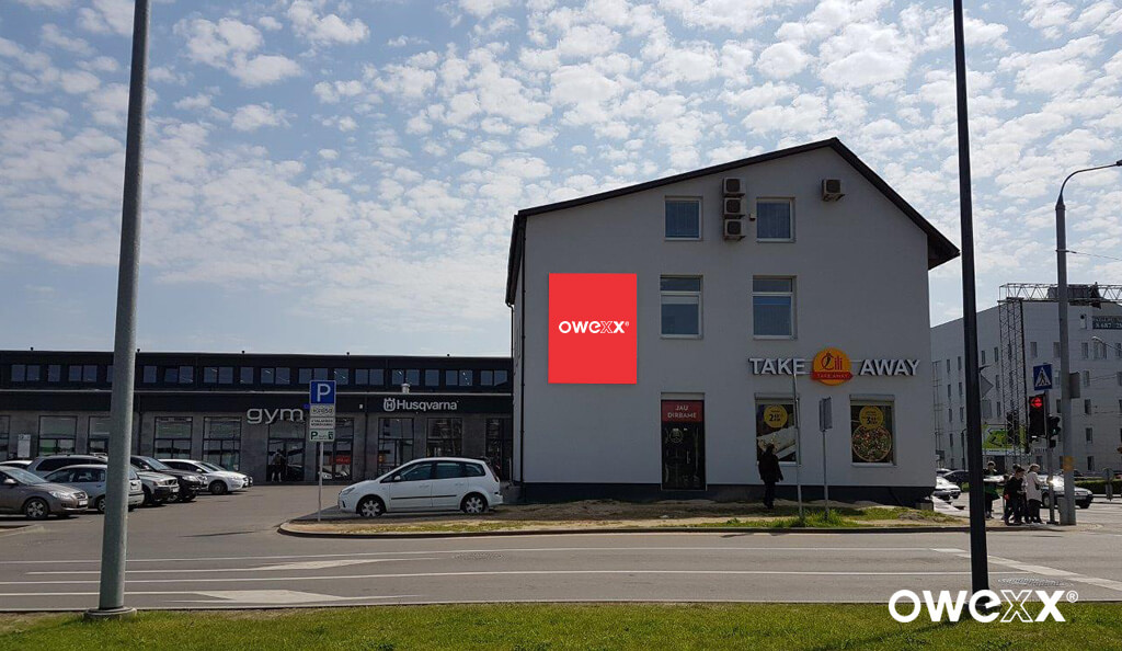 Reklaminis plotas Žemaitės g. 22, priešais Lidl