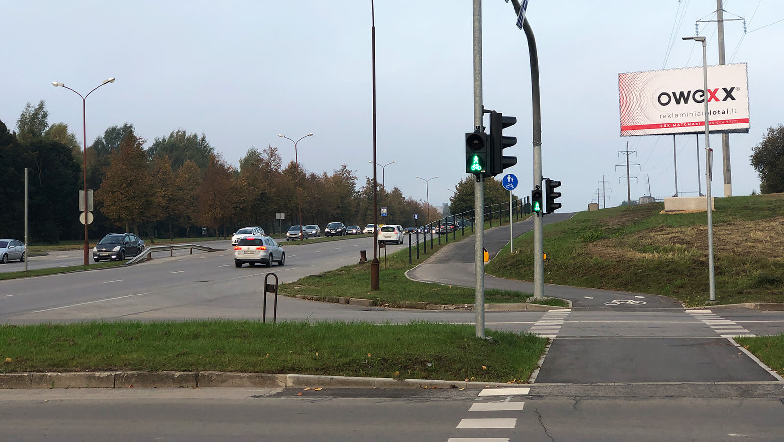 Reklaminis plotas Šiauliuose - Architektų g. ir J. Jablonskio g. sankryža (link miesto Pietinio raj.), 04074