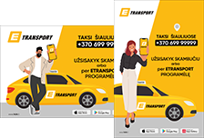 Reklaminė kampanija E-Transport